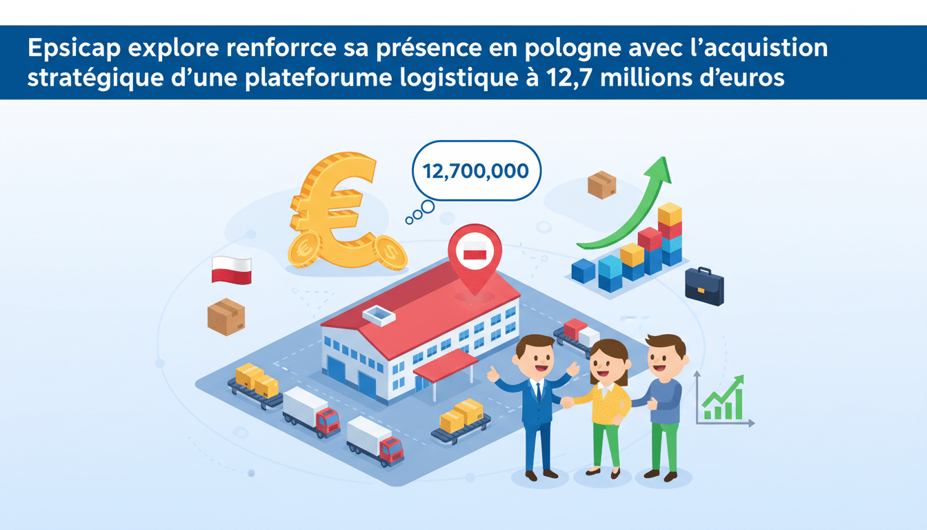 epsicap explore étend sa présence en pologne grâce à l'acquisition stratégique d'une plateforme logistique d'une valeur de 12,7 millions d'euros, renforçant ainsi son réseau et ses capacités opérationnelles.