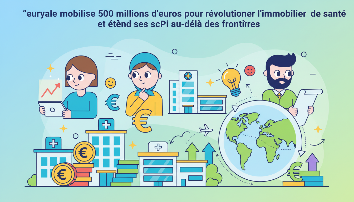 euryale lève 500 millions d’euros pour transformer l’immobilier de santé et élargit ses scpi à l’international, offrant de nouvelles opportunités d’investissement.