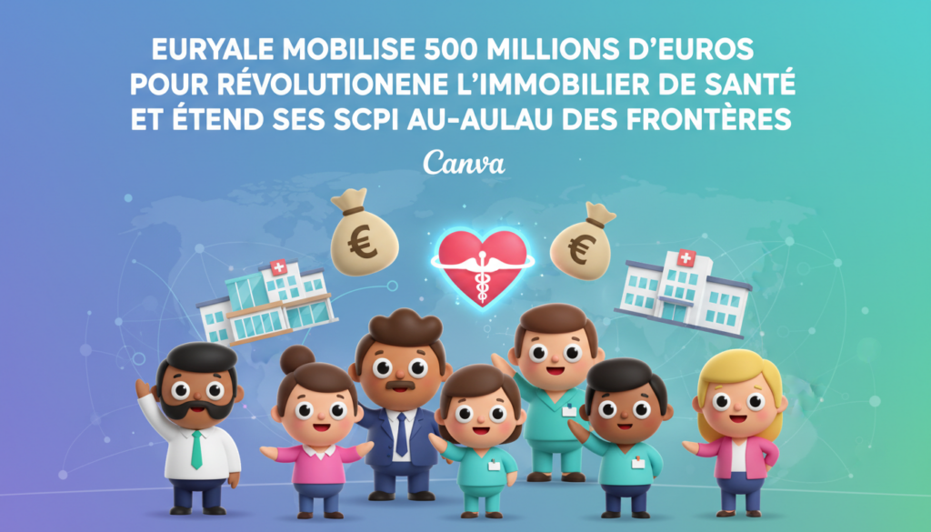 euryale lève 500 millions d’euros pour transformer l’immobilier de santé et développe ses scpi à l’international, ouvrant de nouvelles perspectives d’investissement.