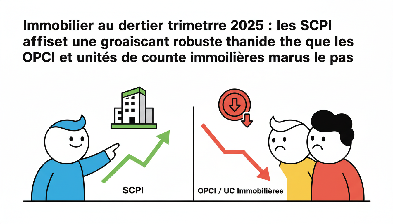 découvrez l'évolution du marché immobilier au dernier trimestre 2025 : les scpi connaissent une croissance solide, tandis que les opci et les unités de compte immobilières restent en retrait.