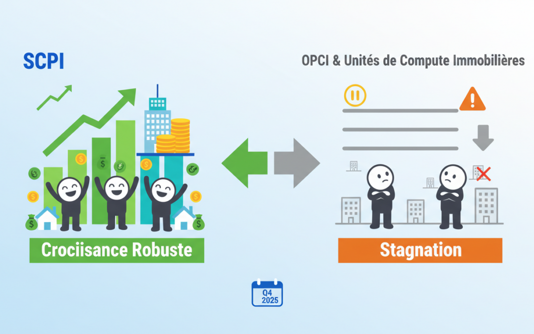 découvrez les tendances du marché immobilier au dernier trimestre 2025 : forte croissance des scpi, stagnation des opci et des unités de compte immobilières.