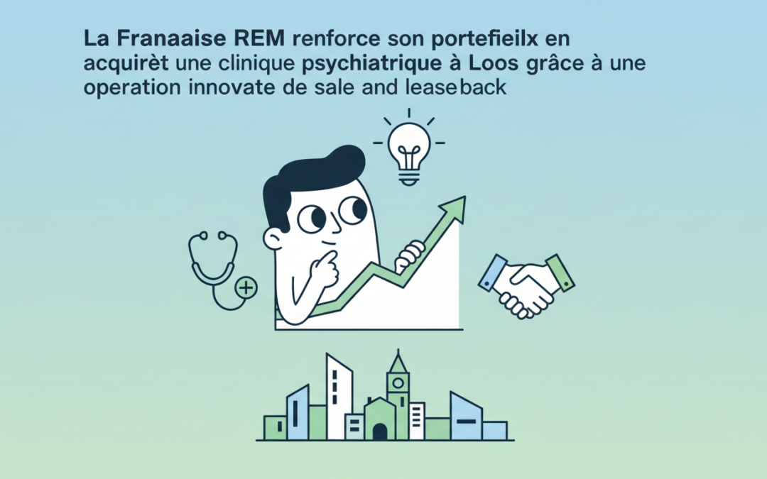 la française rem élargit son portefeuille en acquérant une clinique psychiatrique à loos via une opération innovante de sale and lease back, renforçant ainsi sa présence dans le secteur médical.
