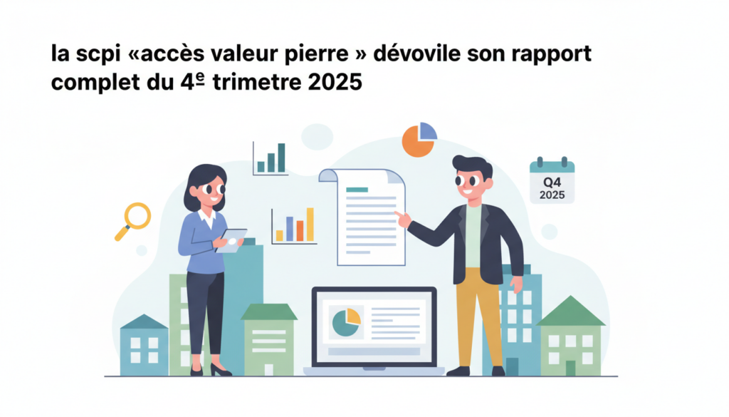 découvrez le rapport complet du 4e trimestre 2025 de la scpi « accès valeur pierre », avec une analyse détaillée des performances et perspectives d'investissement.