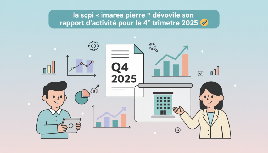 découvrez le rapport d’activité du 4e trimestre 2025 de la scpi « imarea pierre », avec les performances, résultats clés et perspectives d’avenir de cette société de placement immobilier.