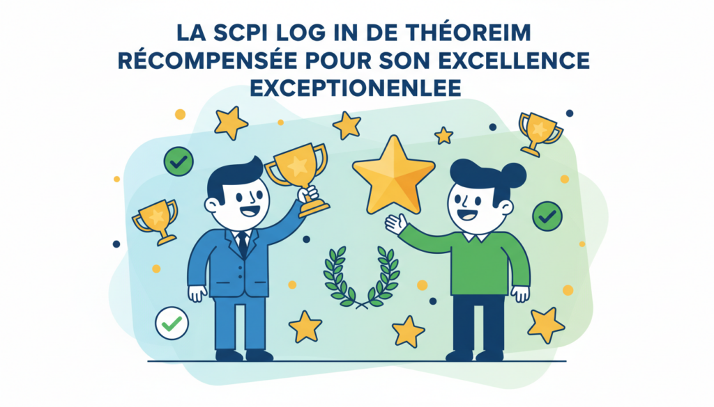 découvrez comment la scpi log in de theoreim a été récompensée pour son excellence exceptionnelle dans la gestion de ses investissements immobiliers, offrant performance et fiabilité à ses investisseurs.