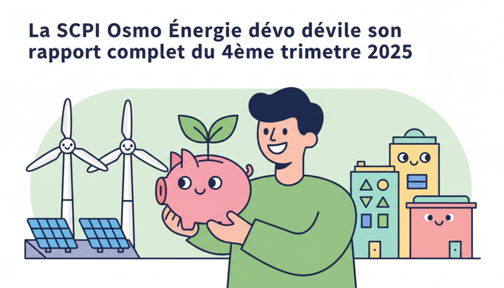découvrez le rapport complet du 4ème trimestre 2025 de la scpi osmo énergie, avec toutes les performances et actualités clés.