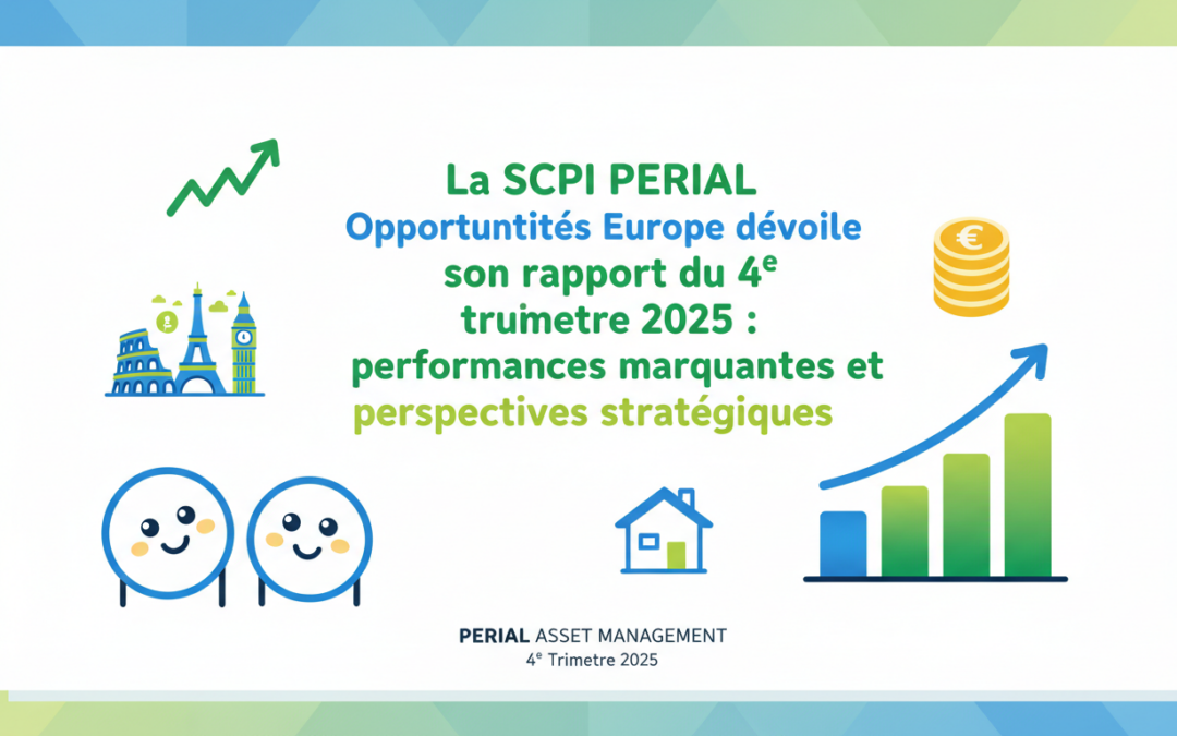 découvrez le rapport du 4e trimestre 2025 de la scpi « perial opportunités europe », mettant en lumière ses performances remarquables et ses perspectives stratégiques pour l'avenir.