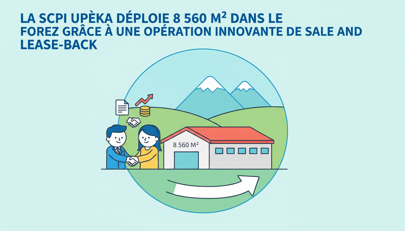découvrez comment la scpi upêka investit 8 560 m² dans le forez à travers une opération innovante de sale and lease-back, alliant performance et stratégie immobilière.