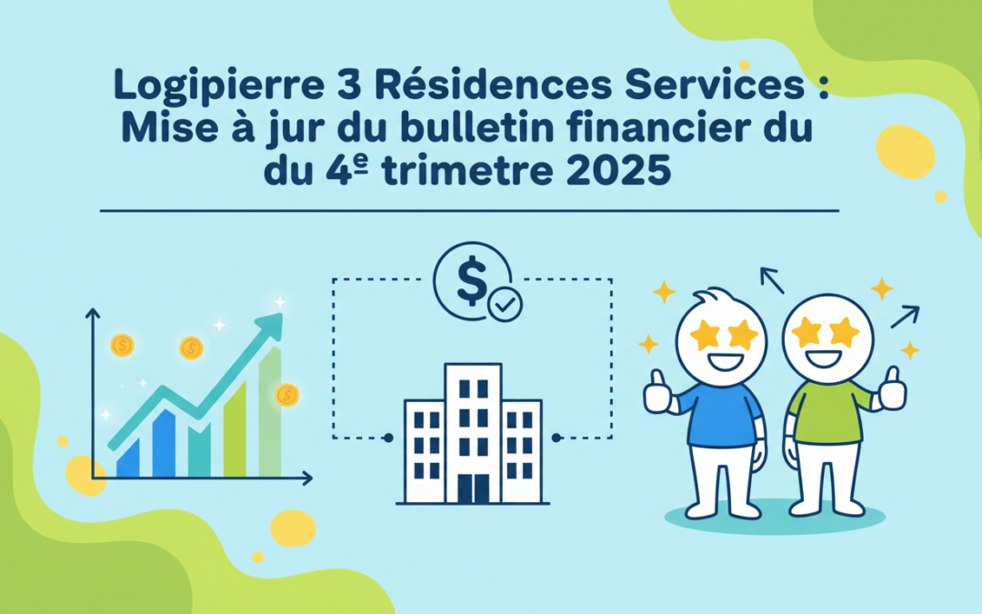 découvrez la mise à jour du bulletin financier du 4e trimestre 2025 de logipierre 3 résidences services, avec les dernières performances et analyses financières.