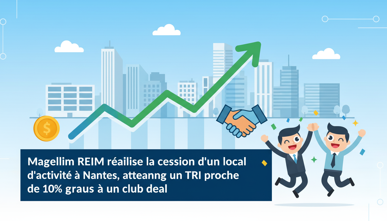 magellim reim réalise la cession réussie d’un local d’activité à nantes avec un taux de rentabilité interne (tri) proche de 10%, grâce à une opération en club deal innovante.