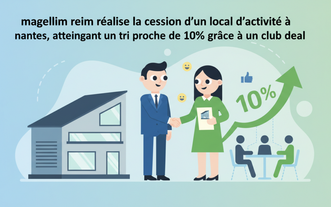 magellim reim finalise la cession d'un local d'activité à nantes, générant un tri proche de 10% grâce à un club deal performant.