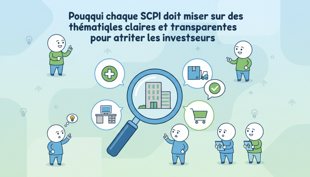 découvrez pourquoi il est essentiel pour chaque scpi de s'appuyer sur des thématiques claires et transparentes afin de séduire et rassurer les investisseurs.