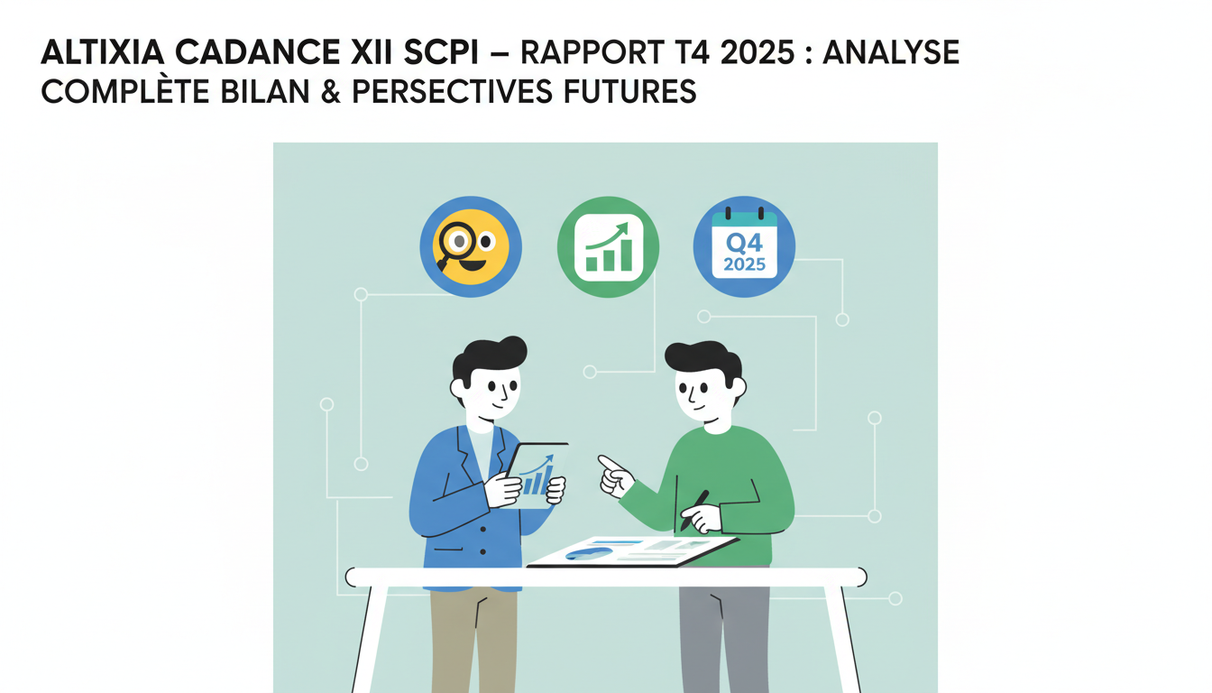 découvrez l'analyse complète du bulletin du 4e trimestre 2025 de la scpi altixia cadence xii, avec le bilan détaillé et les perspectives d'avenir pour optimiser vos investissements.