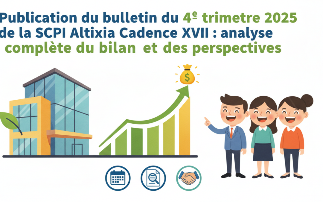 découvrez l'analyse complète du bulletin du 4e trimestre 2025 de la scpi altixia cadence xii, incluant le bilan détaillé et les perspectives d'évolution pour les investisseurs.