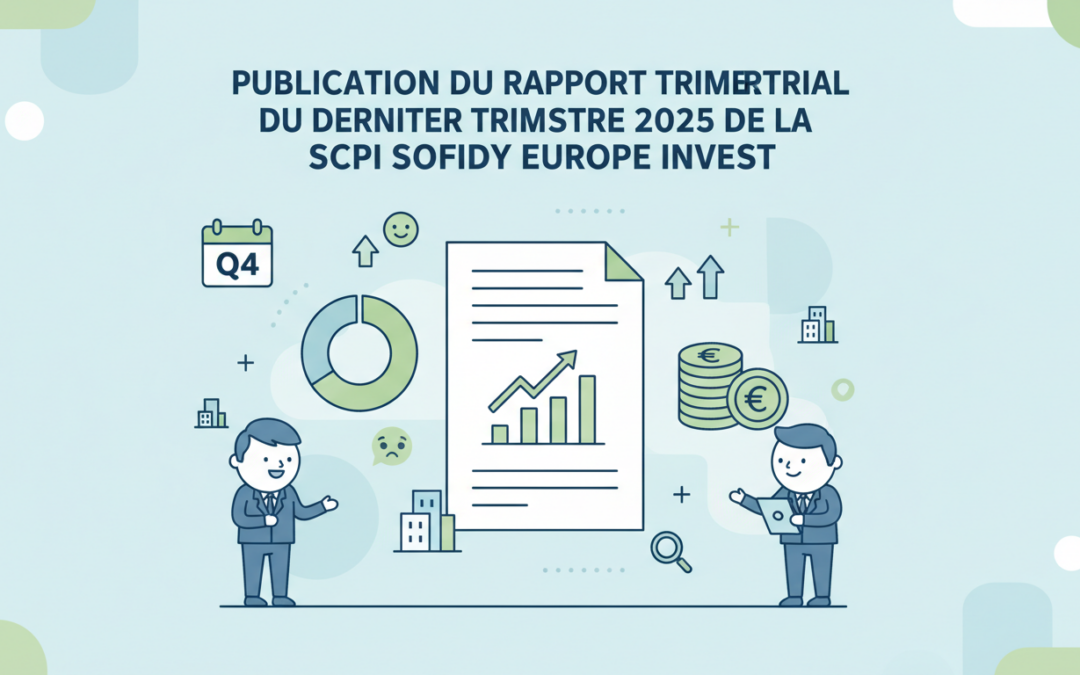 découvrez le rapport trimestriel du dernier trimestre 2025 de la scpi sofidy europe invest, avec les performances, analyses et perspectives pour vos investissements.