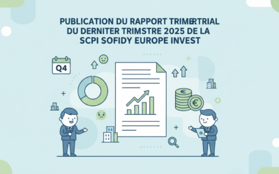 Publication du rapport trimestriel du dernier trimestre 2025 de la SCPI SOFIDY EUROPE INVEST