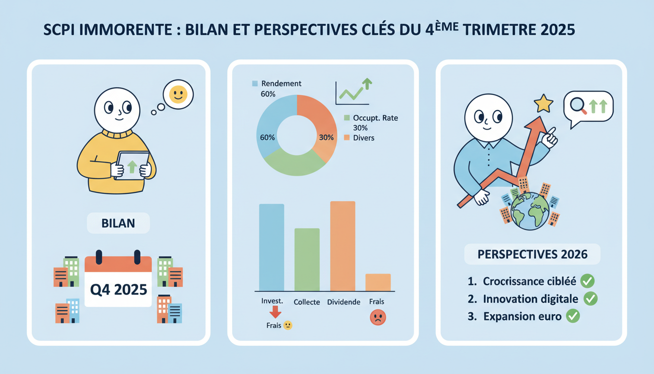 découvrez le bilan complet et les perspectives clés de la scpi immorente pour le 4ème trimestre 2025, avec une analyse détaillée des performances et des opportunités d'investissement.