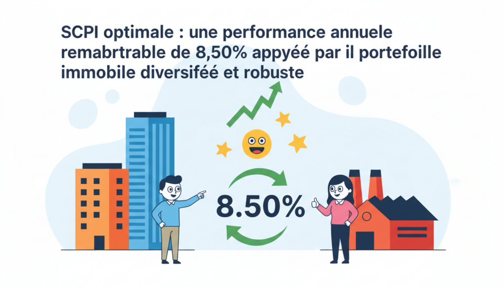 découvrez scpi optimale, une scpi offrant une performance annuelle exceptionnelle de 8,50%, soutenue par un portefeuille immobilier diversifié et solide, idéale pour un investissement fiable et rentable.