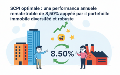 SCPI Optimale : une performance annuelle remarquable de 8,50% appuyée par un portefeuille immobilier diversifié et robuste