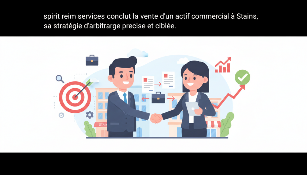 spirit reim services finalise la vente d’un actif commercial à stains, renforçant sa stratégie d’arbitrage précise et ciblée pour optimiser ses investissements immobiliers.