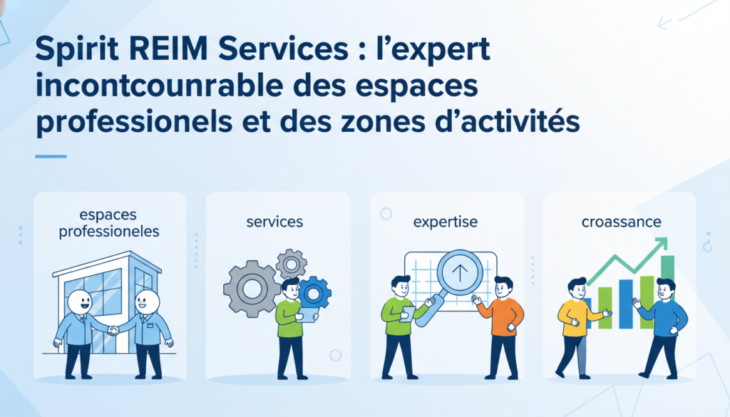 spirit reim services est votre partenaire de confiance pour la gestion et l'aménagement des espaces professionnels et des zones d'activités, alliant expertise et innovation pour optimiser vos environnements de travail.