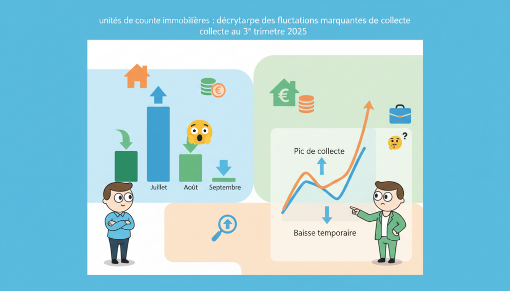 analyse approfondie des variations significatives de la collecte des unités de compte immobilières au 3e trimestre 2025, pour mieux comprendre les tendances du marché.