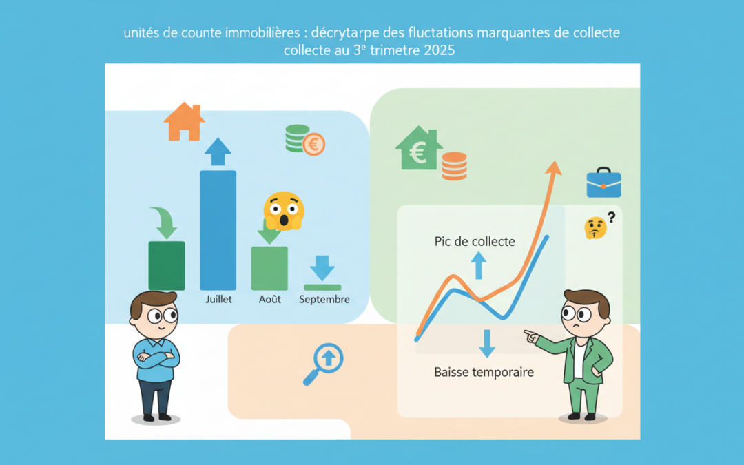 Unités de compte immobilières : Décryptage des fluctuations marquantes de la collecte au 3e trimestre 2025