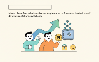 Bitcoin : la confiance des investisseurs long terme se renforce avec le retrait massif de BTC des plateformes d&rsquo;échange