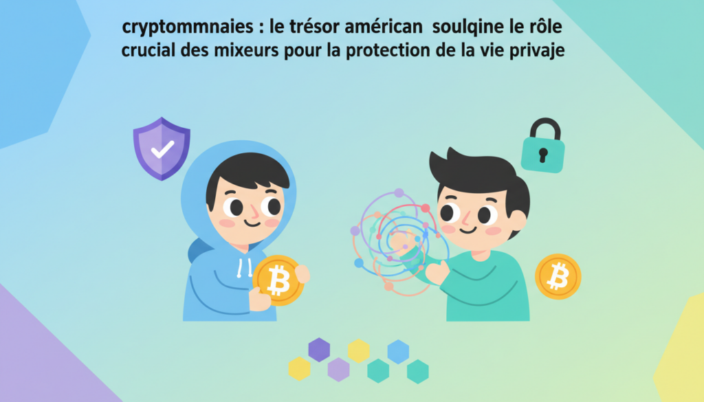 le trésor américain met en avant l'importance des mixeurs dans les cryptomonnaies pour renforcer la protection de la vie privée des utilisateurs.