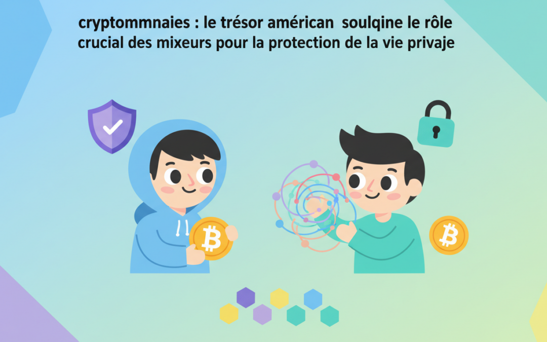 le trésor américain met en avant l'importance des mixeurs dans les cryptomonnaies pour renforcer la protection de la vie privée des utilisateurs.
