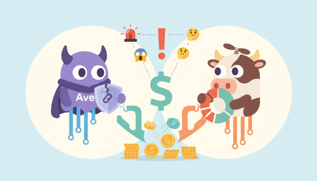 découvrez comment aave et cow swap réagissent différemment après un vol spectaculaire de 50 millions de dollars dans le secteur defi, mettant en lumière les défis et divergences majeurs.