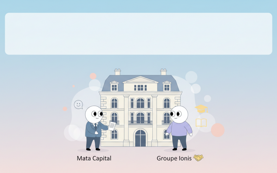 mata capital cède un établissement prestigieux à paris au groupe ionis, leader de l’enseignement supérieur, renforçant ainsi son influence dans le secteur éducatif.
