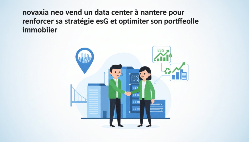 novaxia neo vend un data center à nanterre pour renforcer sa stratégie esg et optimiser son portefeuille immobilier, alliant performance économique et responsabilité environnementale.