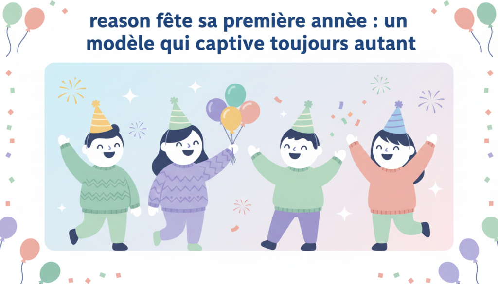 célébrez la première année de reason, un modèle qui continue de séduire et d'innover dans son domaine. découvrez pourquoi il reste incontournable et captivant.