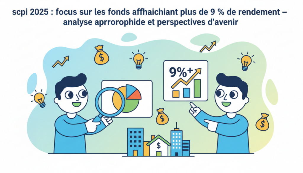 découvrez notre analyse approfondie des scpi en 2025, mettant en lumière les fonds offrant un rendement supérieur à 9 %. perspectives d'avenir et conseils pour investir efficacement.