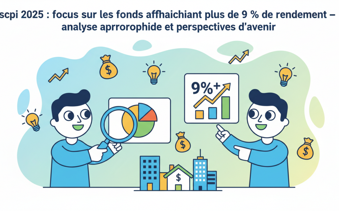découvrez notre analyse approfondie des scpi en 2025, mettant en lumière les fonds offrant un rendement supérieur à 9 %. perspectives d'avenir et conseils pour investir efficacement.