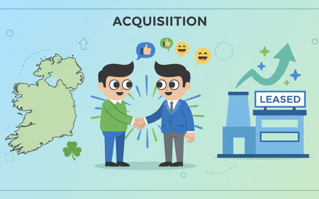 SCPI Wemo One signe sa première acquisition en Irlande avec un site industriel loué à Prodieco