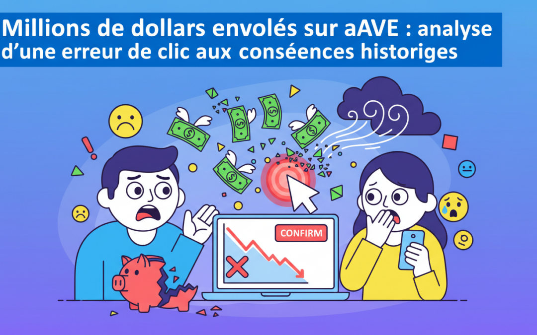 découvrez l'analyse détaillée d'une erreur de clic sur aave ayant entraîné la perte de millions de dollars, et ses conséquences historiques sur le marché des cryptomonnaies.