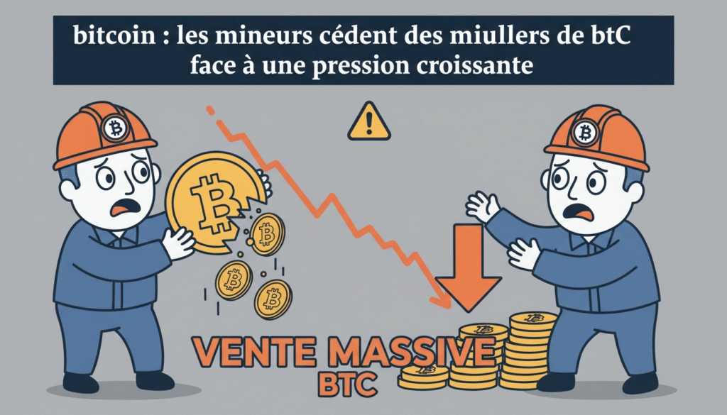 découvrez comment les mineurs de bitcoin vendent des milliers de btc sous la pression du marché, impactant l'écosystème crypto et les perspectives du bitcoin.