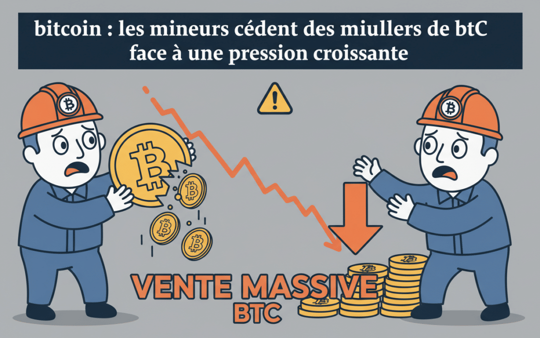 découvrez comment les mineurs de bitcoin vendent des milliers de btc sous la pression du marché, impactant l'écosystème crypto et les perspectives du bitcoin.