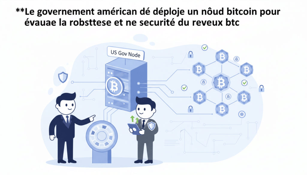 découvrez comment le gouvernement américain met en place un nœud bitcoin pour tester la robustesse et la sécurité du réseau btc, renforçant ainsi la confiance dans la cryptomonnaie.