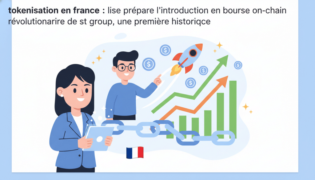 découvrez comment lise prépare l'introduction en bourse on-chain révolutionnaire de st group, une première historique de tokenisation en france.