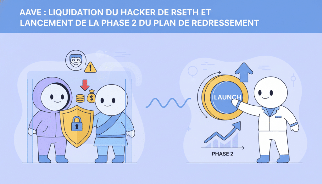 découvrez les détails de la liquidation du hacker de rseth par aave et le lancement de la phase 2 du plan de redressement pour renforcer la sécurité et la stabilité de la plateforme.