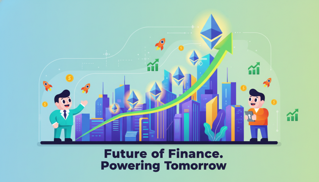 standard chartered prévoit qu'ethereum atteint 40 000 $ d'ici 2030, le présentant comme le futur géant technologique comparable à amazon.