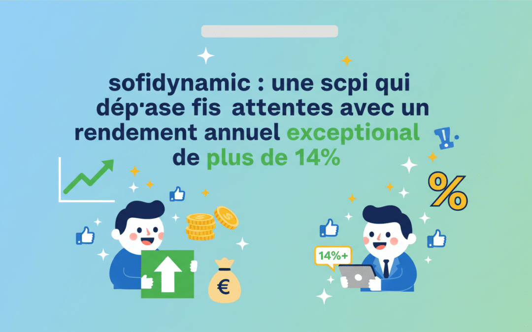 Sofidynamic : Une SCPI qui dépasse les attentes avec un rendement annuel exceptionnel de plus de 14%