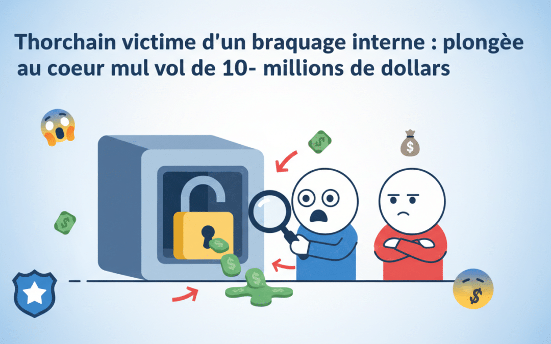 découvrez les détails du braquage interne chez thorchain, où 10 millions de dollars ont été dérobés, et plongez au cœur de cette affaire exceptionnelle.