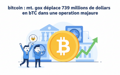 Bitcoin : Mt. Gox déplace 739 millions de dollars en BTC dans une opération majeure
