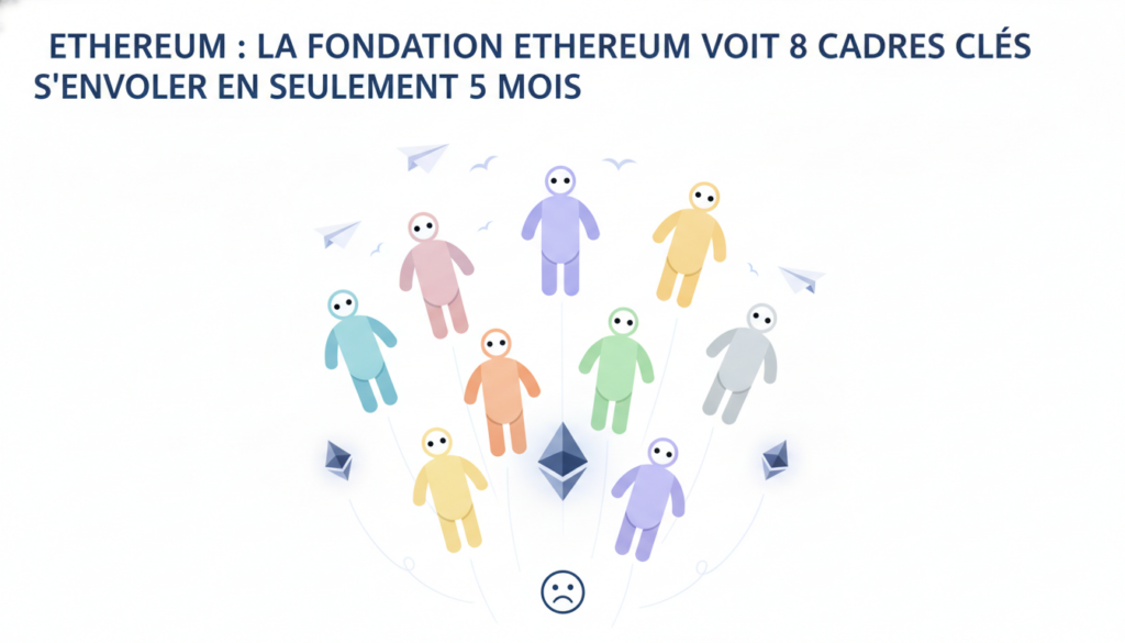découvrez pourquoi la fondation ethereum a perdu huit cadres clés en seulement cinq mois et les conséquences pour le projet ethereum.