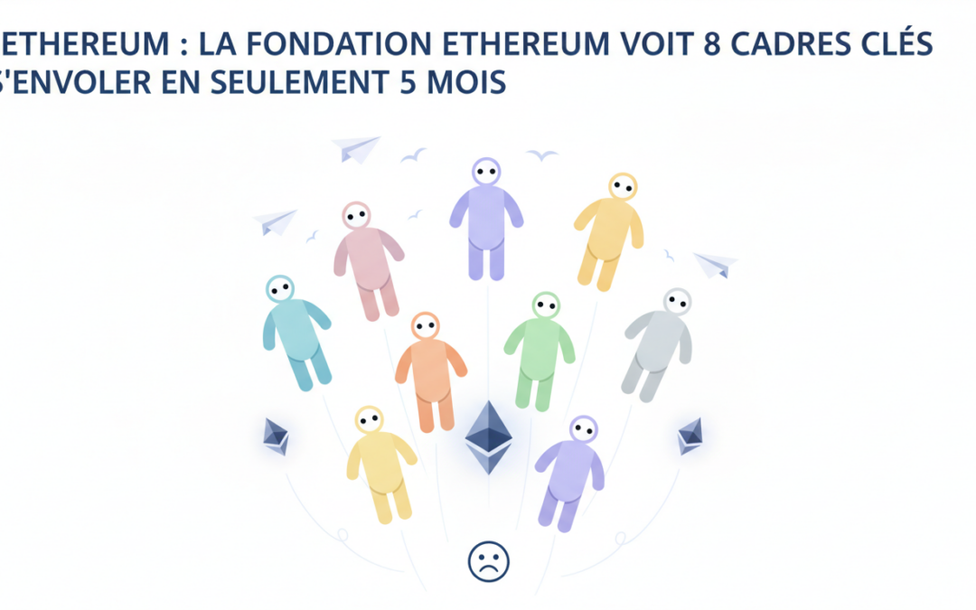 Ethereum : La Fondation Ethereum voit 8 cadres clés s&rsquo;envoler en seulement 5 mois