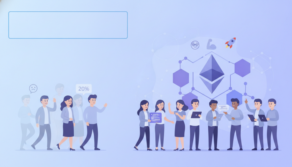 ethereum : la fondation annonce une réduction de 20 % de ses effectifs afin de se recentrer sur le développement et l'amélioration du protocole ethereum.